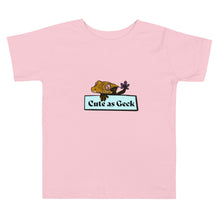 Load image into Gallery viewer, Cute As Geck Toddler Short Sleeve Tee