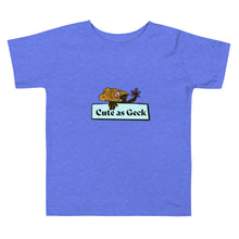 Load image into Gallery viewer, Cute As Geck Toddler Short Sleeve Tee