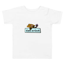Load image into Gallery viewer, Cute As Geck Toddler Short Sleeve Tee