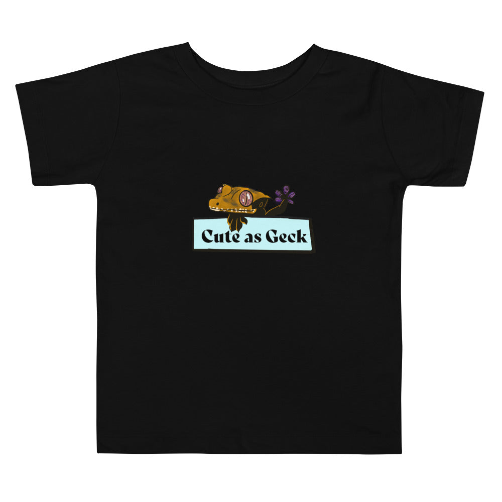 Cute As Geck Toddler Short Sleeve Tee