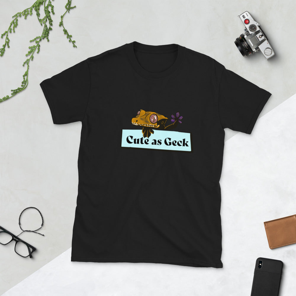 Dark Cute As Geck Short-Sleeve Unisex T-Shirt